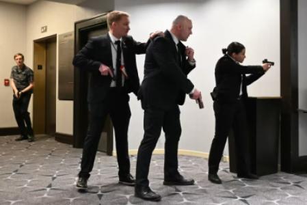 Trump rushed off stage after possible shots fired at White House Correspondents’ Dinner