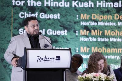 State Minister: Government Committed to Improving Livelihoods of Hill People- Barrister Mir Helal speaks at ICIMOD seminar in Dhaka on climate adaptation