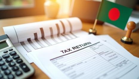 NBR revenue collection Bangladesh: income tax up 17% in first quarter, VAT falls