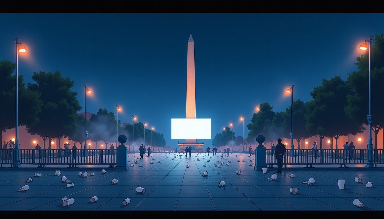 Police and fans clash near Buenos Aires' Obelisk after Argentina's World Cup final defeat to Spain