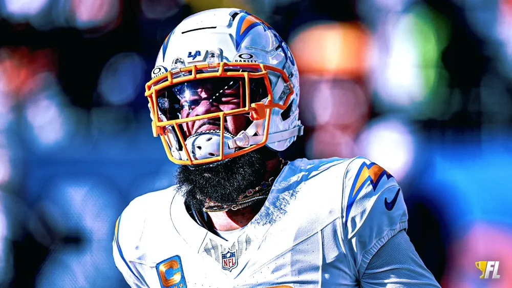 Keenan Allen in a Colts uniform catching a pass during an NFL football game