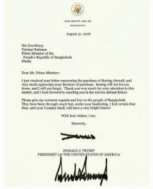 Trump’s Message to Tarique Rahman: Bangladesh’s Future Is “Very Bright” — U.S. President Assures on Boeing, Expresses Interest in Meeting Soon
